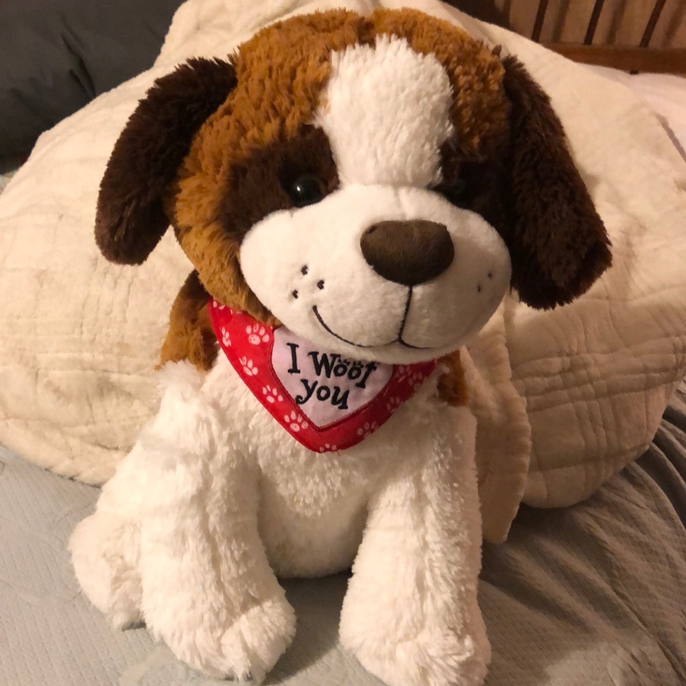 Stuffed St. Bernard toy